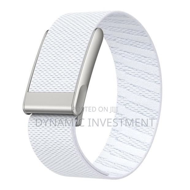 Whoop 5.0 Elastic Decorative Design Nylon Watch Band/Strap White
