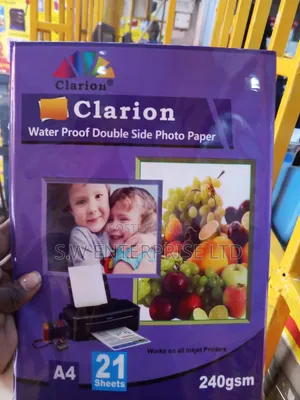 Clarion Waterproof Double Side Photo Paper in A4