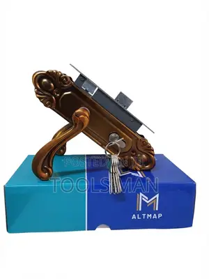 Heavy Duty ALTMAP Anti-Theft Door Lock - Premium Antique Gold
