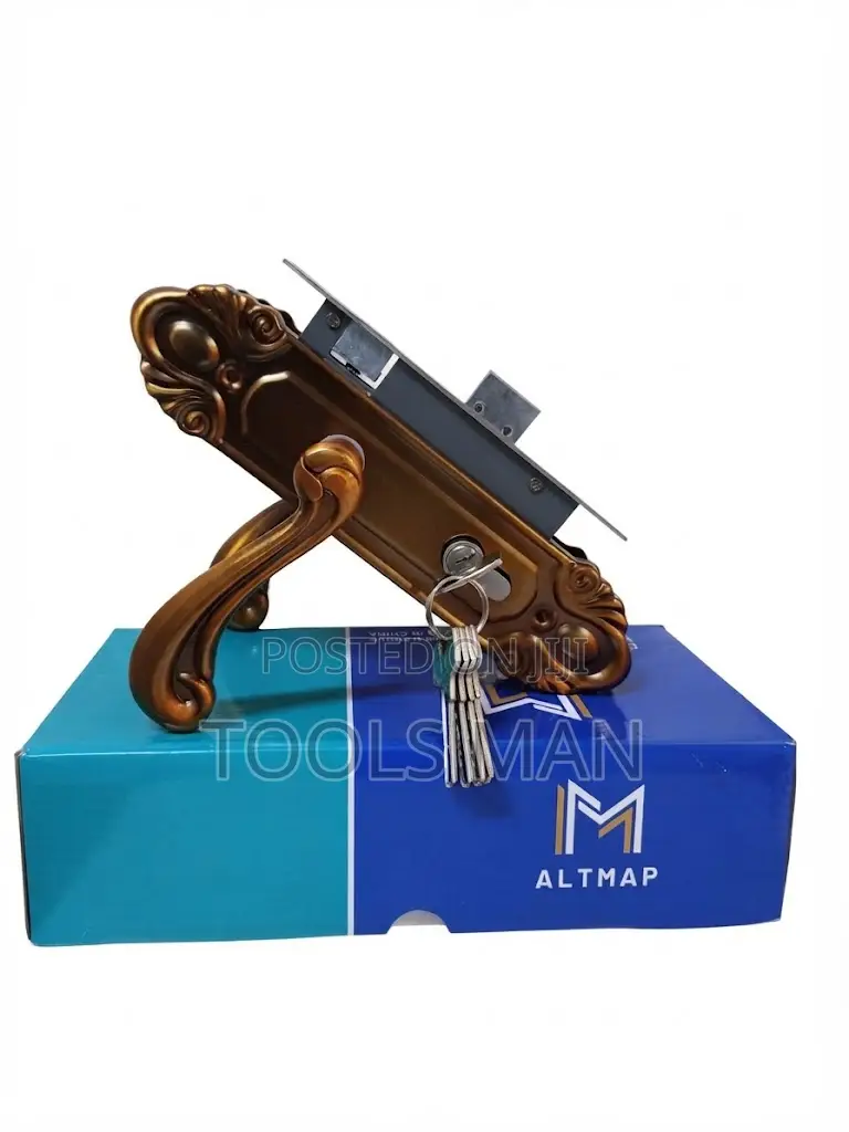 Heavy Duty ALTMAP Anti-Theft Door Lock - Premium Antique Gold