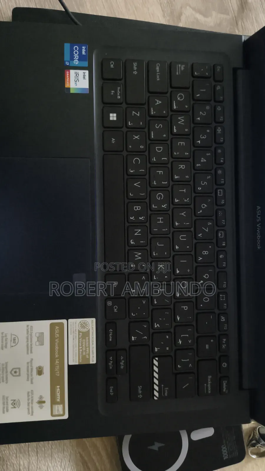 Laptop Asus Vivobook 14 16GB Intel Core i7 SSD 1T