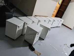 White 3 Drawers Pedestal Drawers