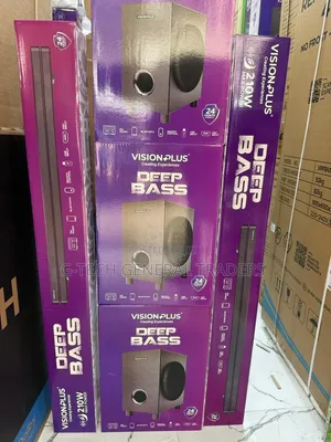 Vision Plus Deep Bass 210W 2.1CH Soundbar (VP2112SB)