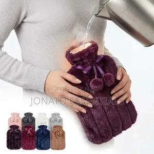 2l Plush Hot Water Bottle, Body Massage Heat Bag