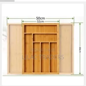Multifunctional Expandable Bamboo Cutlery Drawer Organizer* Esj