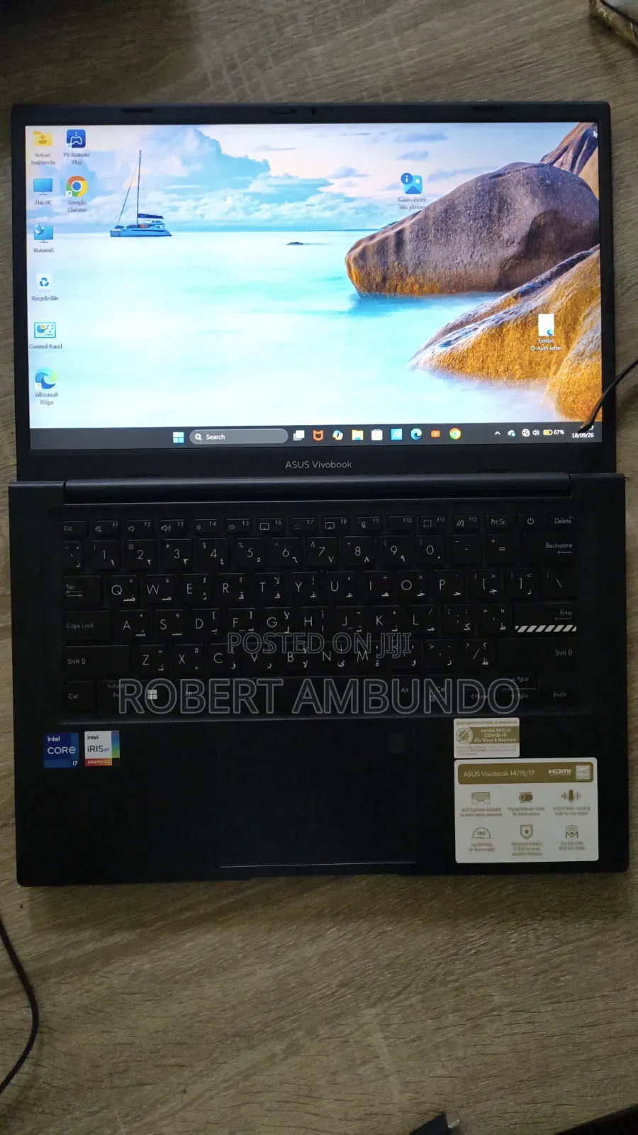 Laptop Asus Vivobook 14 16GB Intel Core i7 SSD 1T