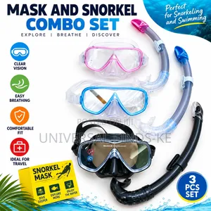 Diving Goggles With Snorkel Set – Swimming Mask