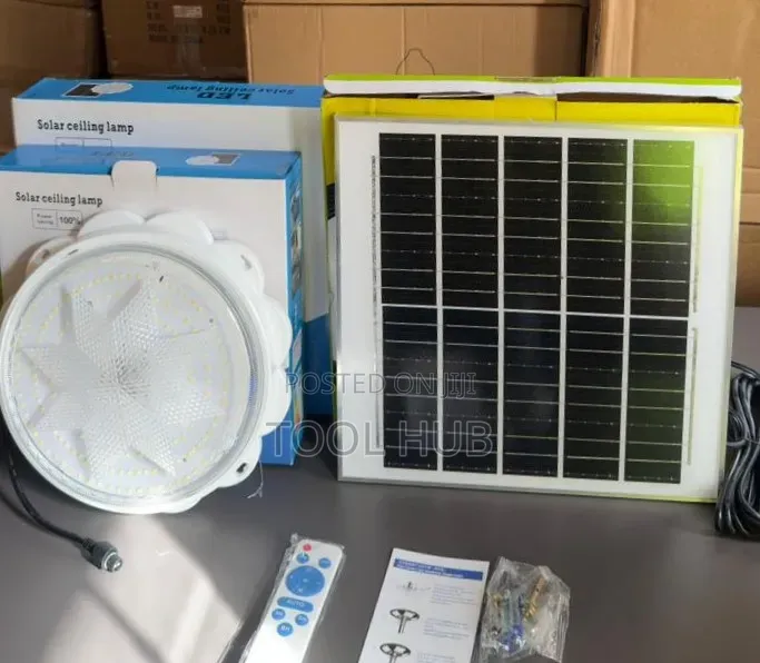 Indoor/Outdoor LED Solar Ceiling Kit.