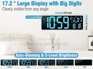 Large Digital Gym Clock