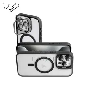 Apple Iphone13 Pro Max Magsafe Case With Metal Kickstand-Black