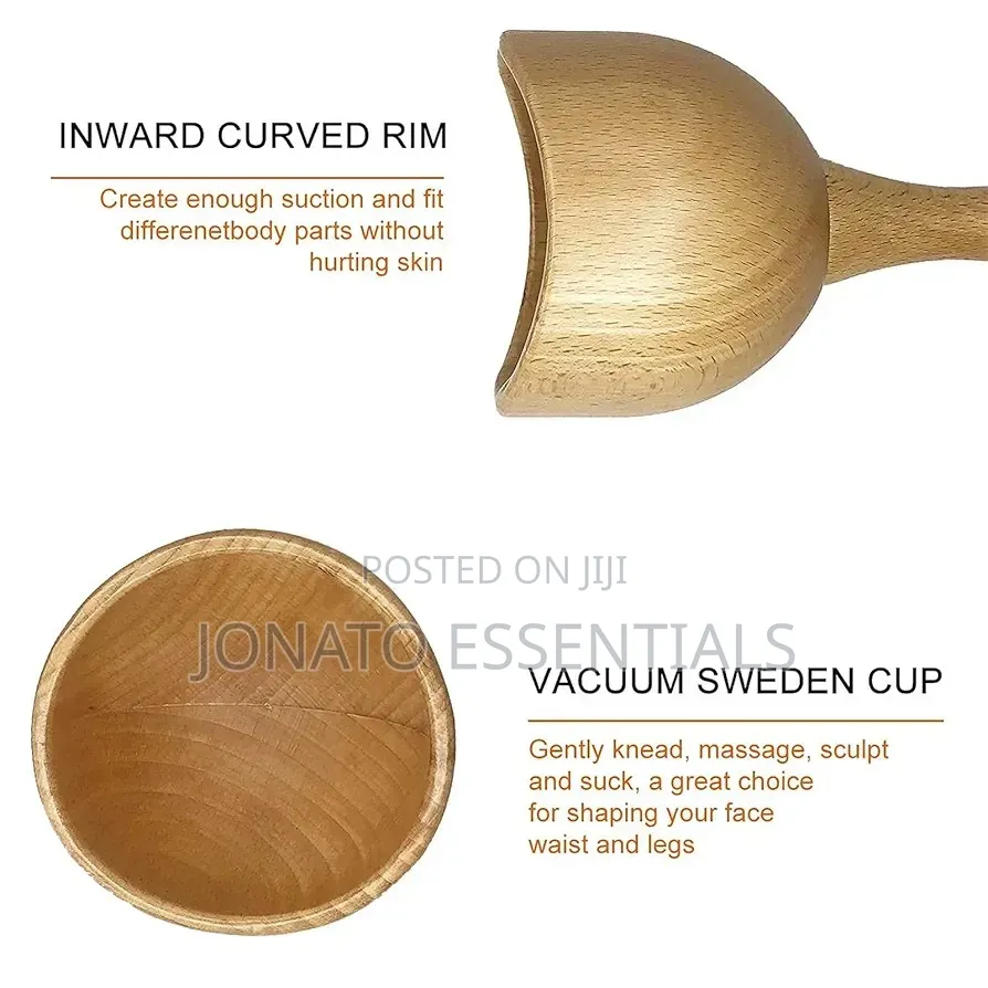 Wood Therapy Massage Cup Anti Cellulite Maderoterapia Kenya