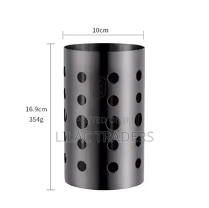 Multifunctional Stainless Cutlery Holder* Black Esj