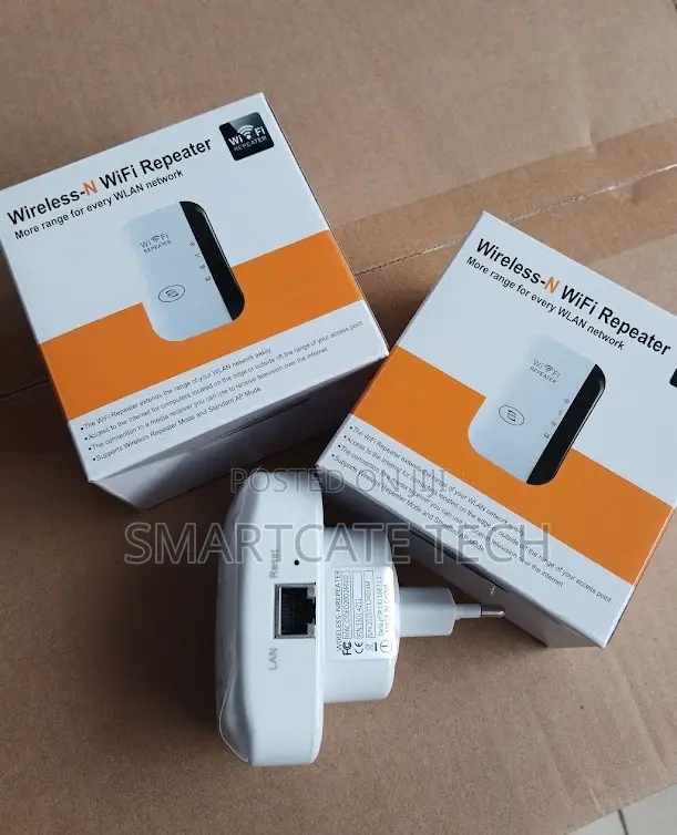 WiFi Repeater 300Mbps – Strong Stable Wireless Connection
