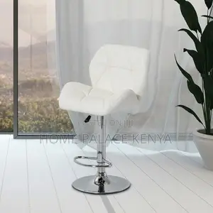 Bar Stool; Modern Height Adjustable Leather Bar Stool for Kitchen