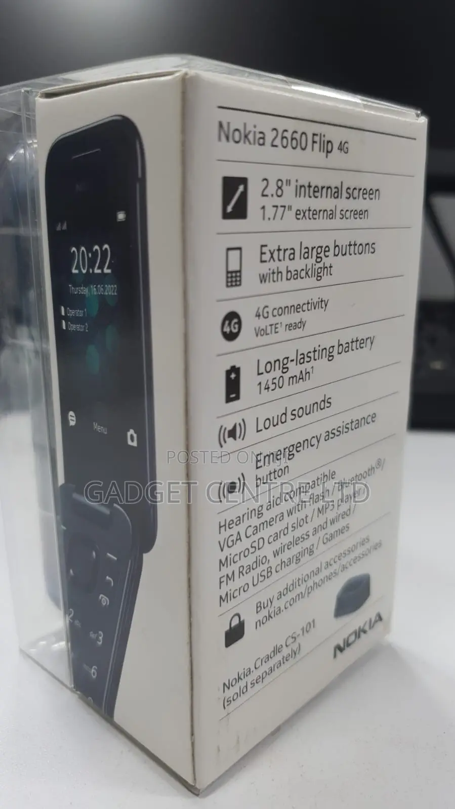 New Nokia 2660 Flip Black