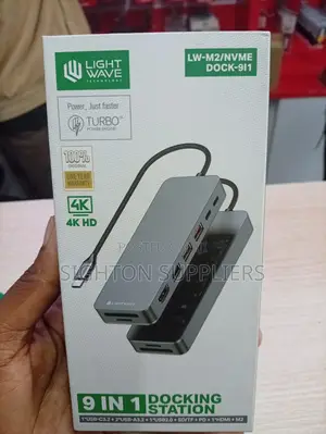 Lightwave Docking Station M2/Nvme-Dock-9i1 9-in-1 USB-C NVMe Dock
