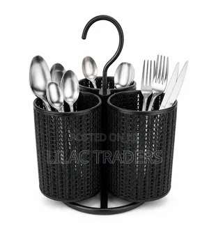 Rotating Stainless Steel Cutlery Organiser Esj