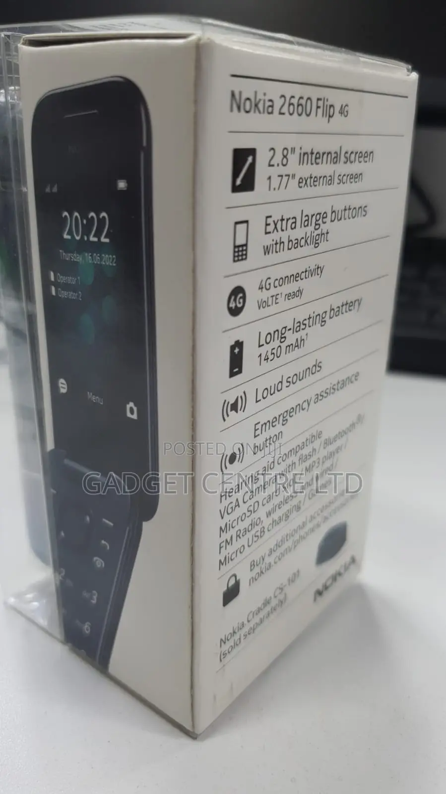 New Nokia 2660 Flip Black