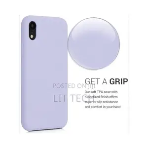 Soft Silicone Cover for iPhone XR – Protective, Shockproof -Purple