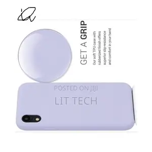Soft Silicone Cover for iPhone XR – Protective, Shockproof -Purple