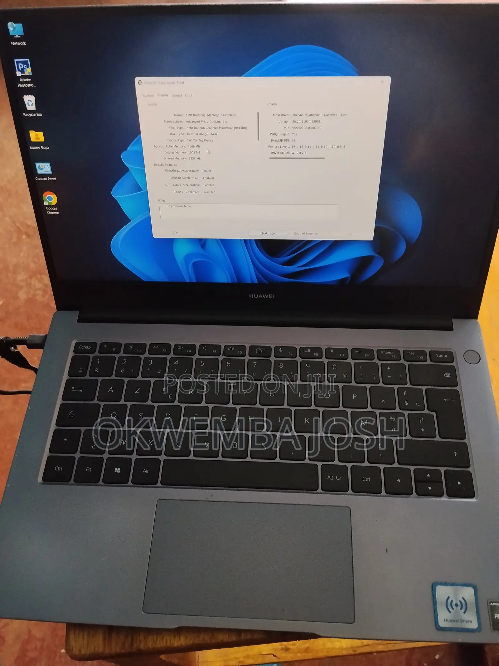Laptop Huawei MateBook D 14 8GB AMD Ryzen 5 SSD 512GB