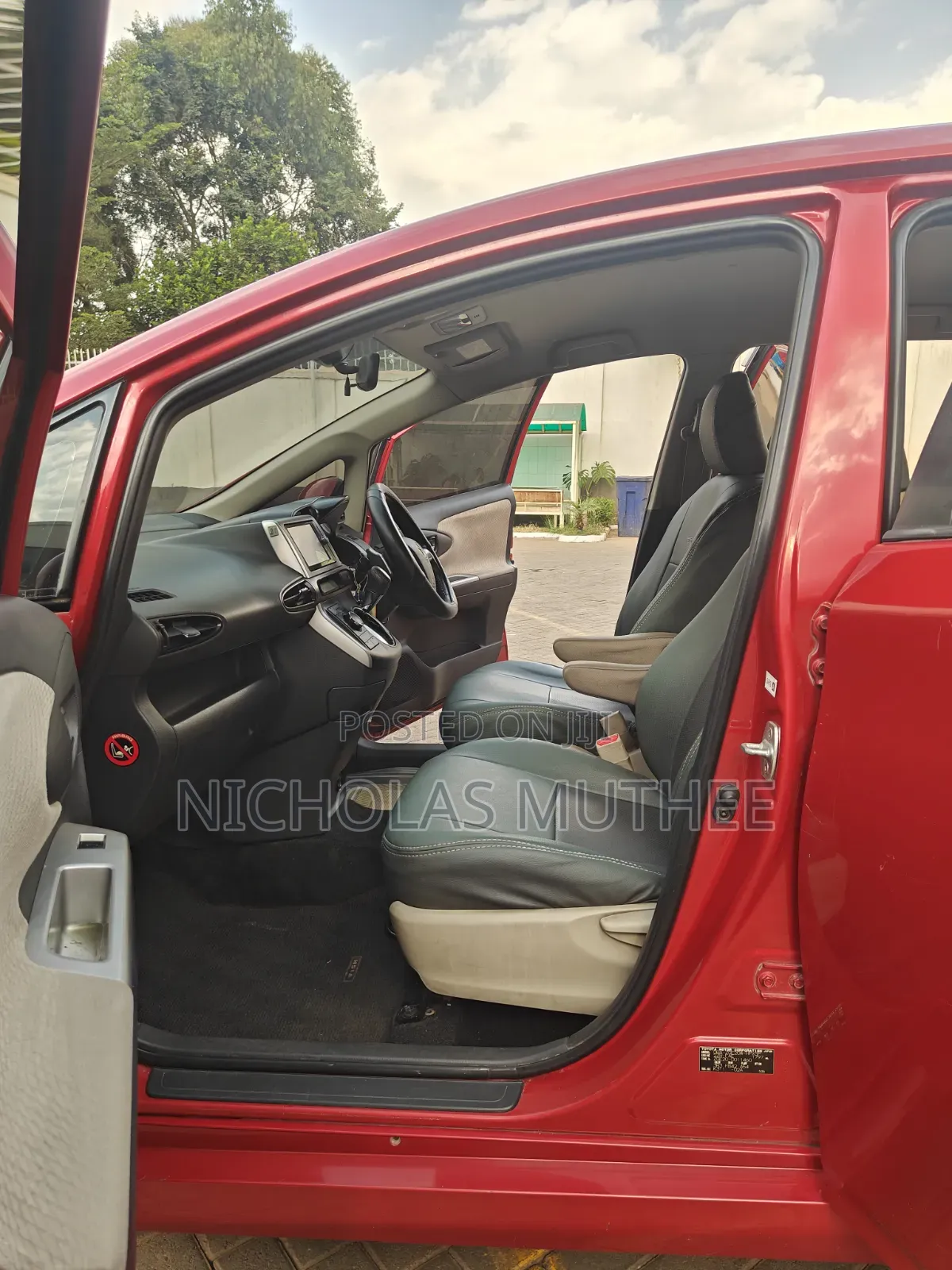 Toyota Wish 2009 Red
