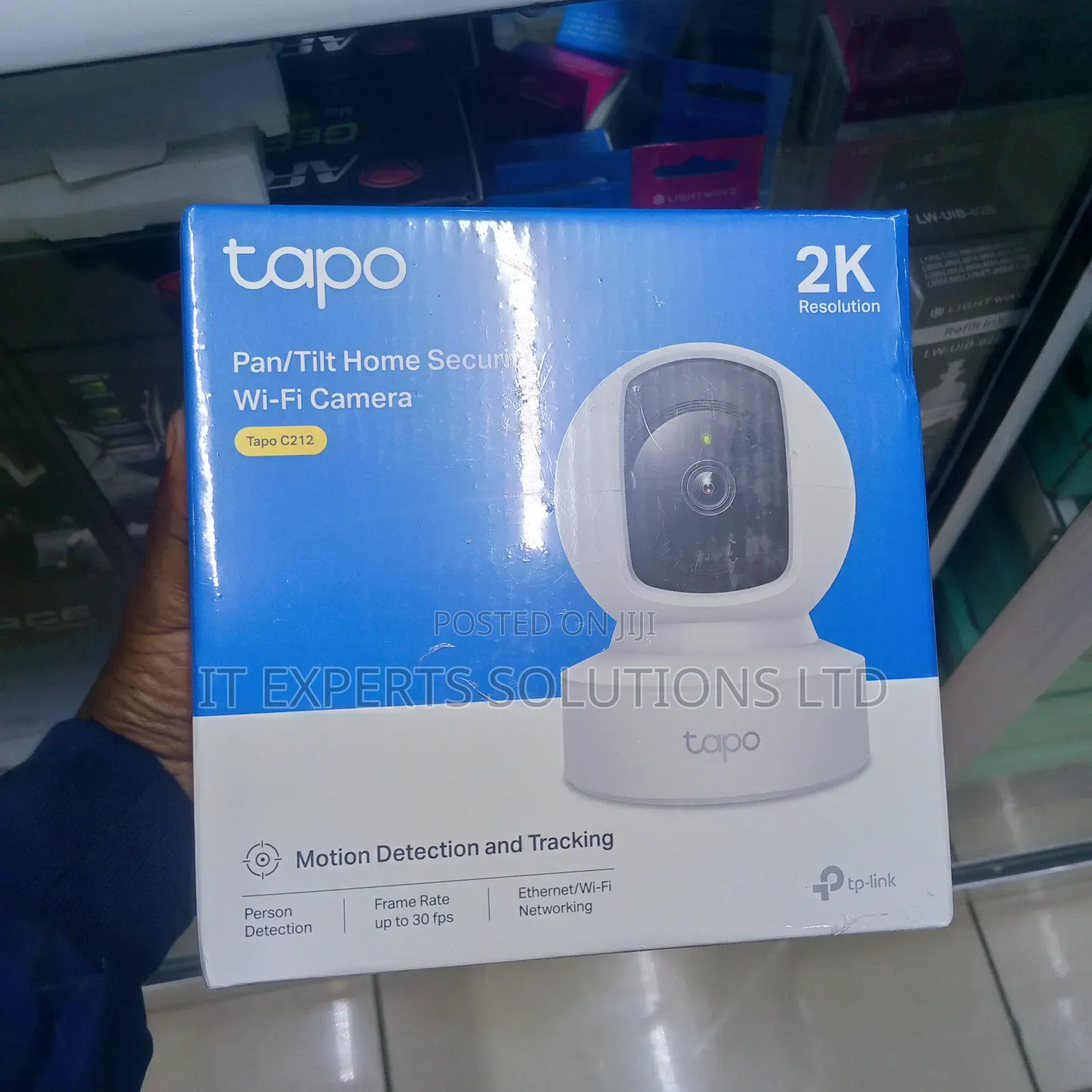 TP-Link Pan/Tilt Home Security Wi-Fi Camera - TL-TAPO C212