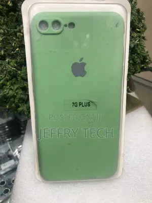Light Green Liquid Silicone Back Case for the Apple iPhone 7 Plus