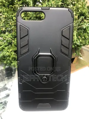 Heavy-Duty, Rugged Armor Case With Magnetic Metal Ring Holder