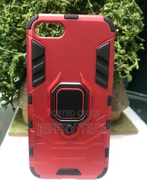 Heavy-Duty, Rugged Armor Case With Magnetic Metal Ring Holder
