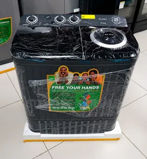 Black Syinix 10kg Washing Machine