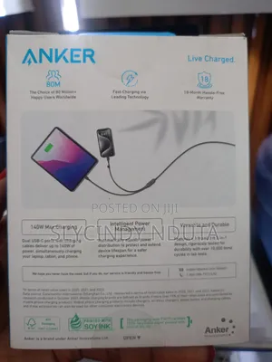 Anker 2-in-1 USB-C to USB-C Cable ( 4ft, 140W)