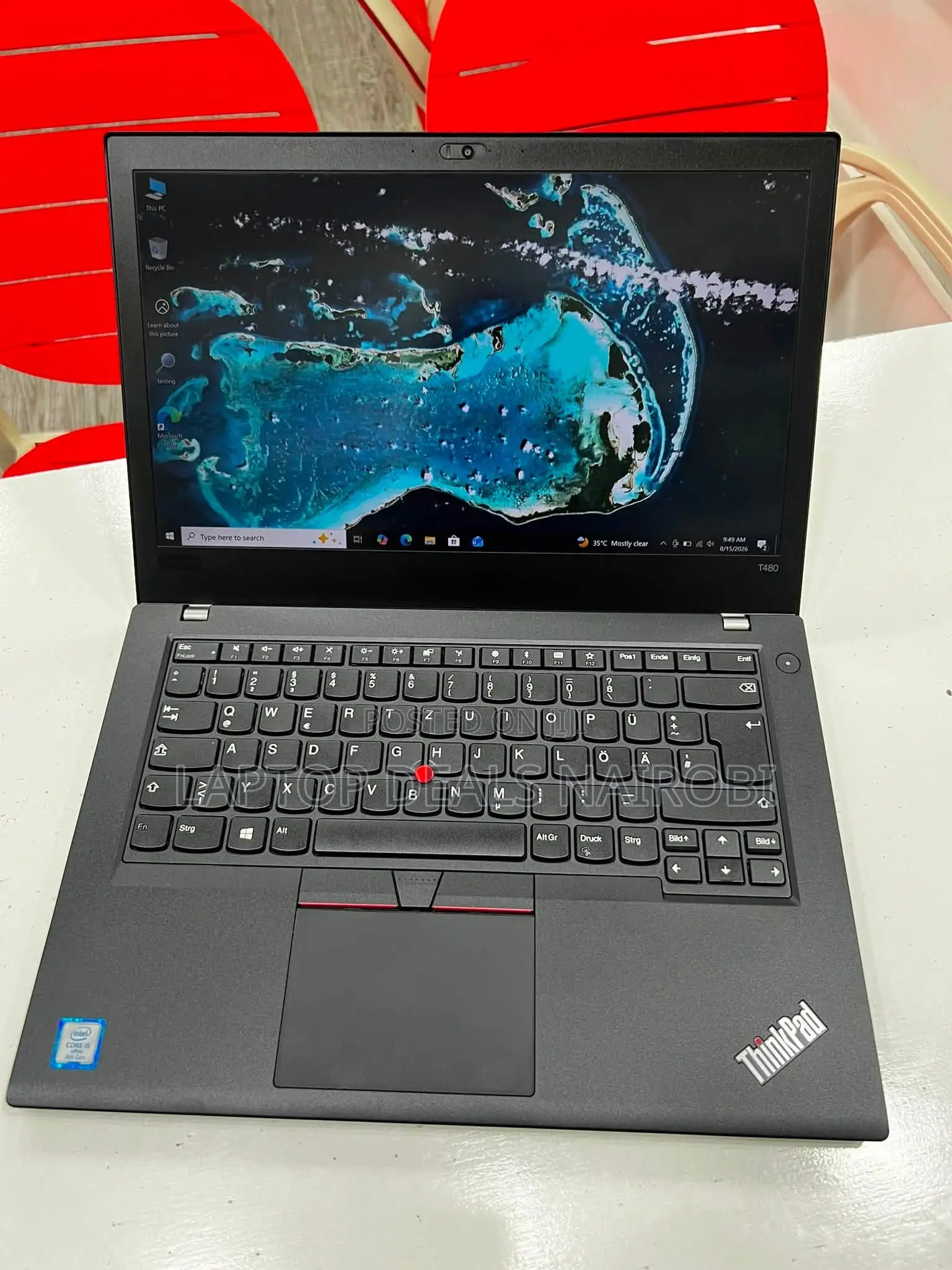 Laptop Lenovo ThinkPad T480 8GB Intel Core i7 SSD 256GB