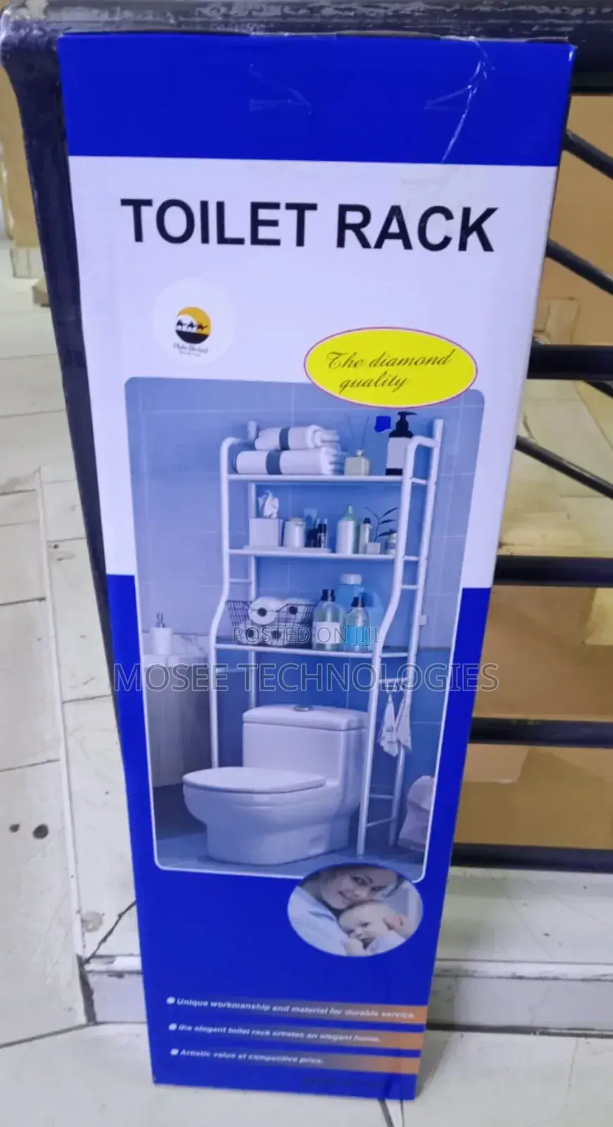 Bathroom Toilet Organizer Rack