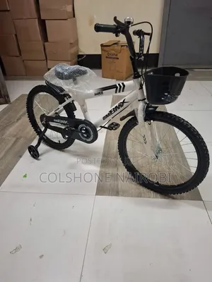 ONEMX Super Kids’ Bicycle With Training Wheels Front Basket Size 20