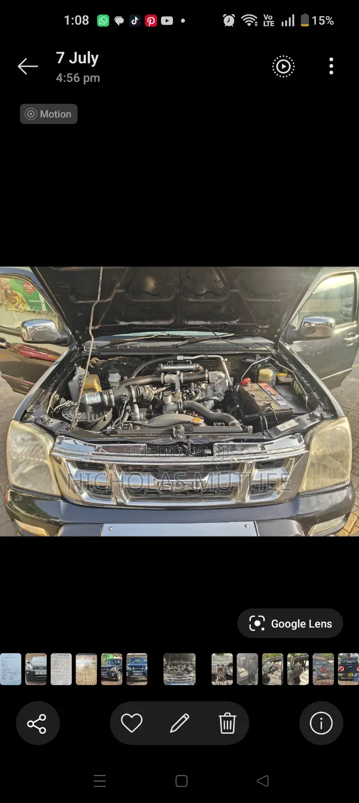 Isuzu Rodeo 2004 Black