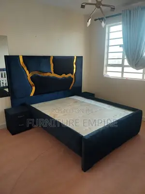 5 by 6 Chester Bed Extended Headboard With Side Drawers