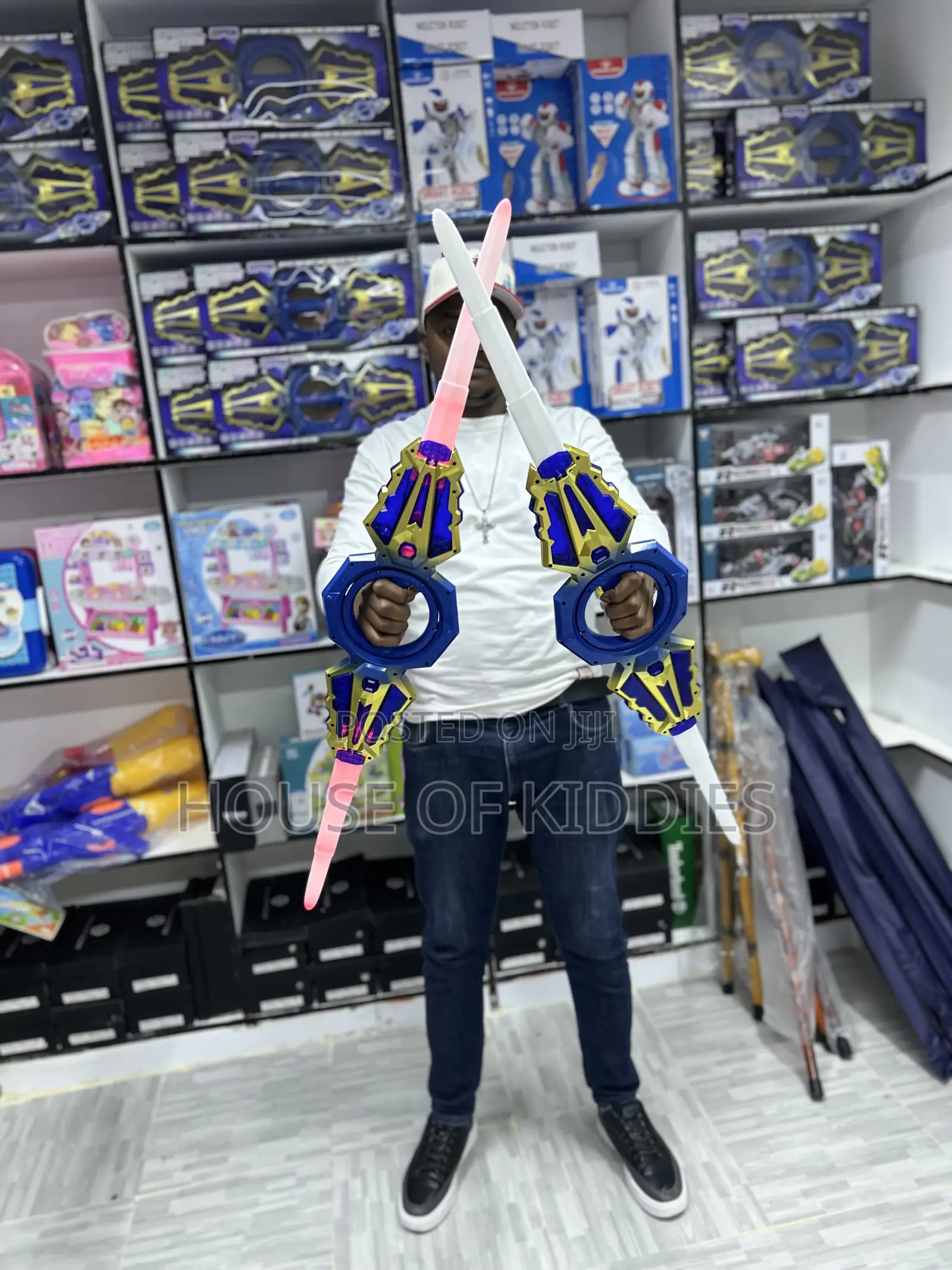 Rechargeable Double-Edged LED Sword