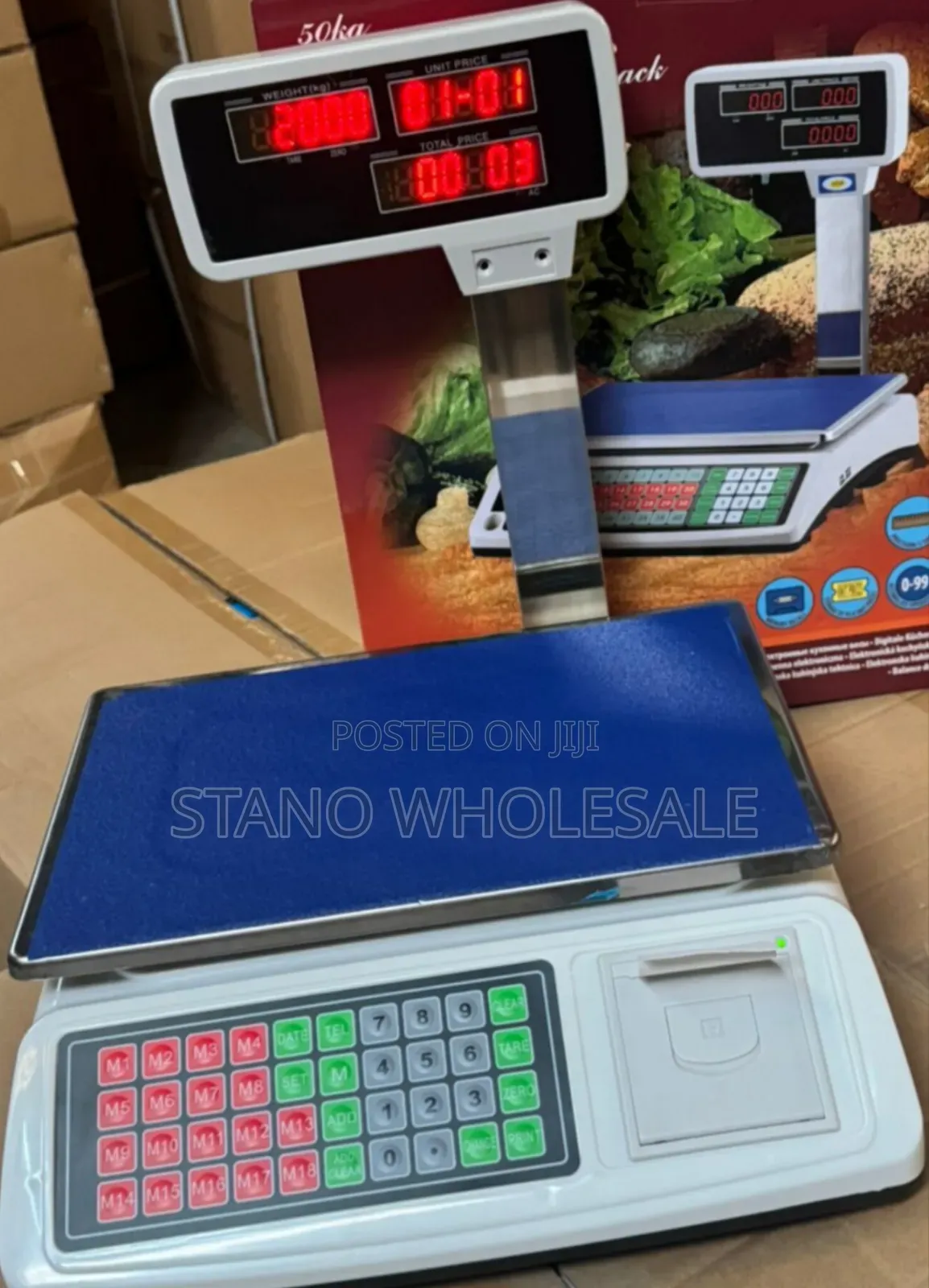 50kg Weighing Scale With Printer White