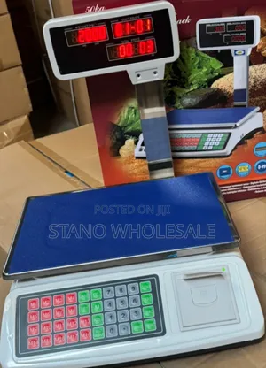 50kg Weighing Scale With Printer White