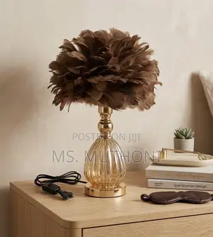 Modern Chic Brown Table Lamp