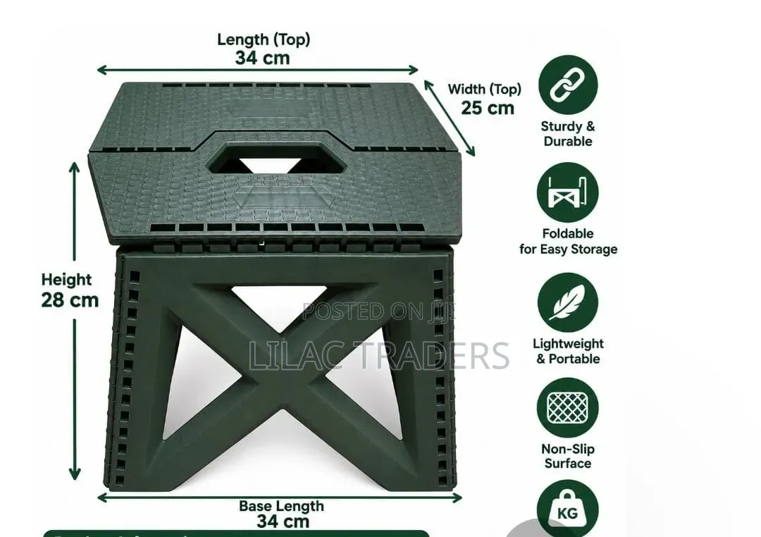 * Foldable Folding Stool * Esj