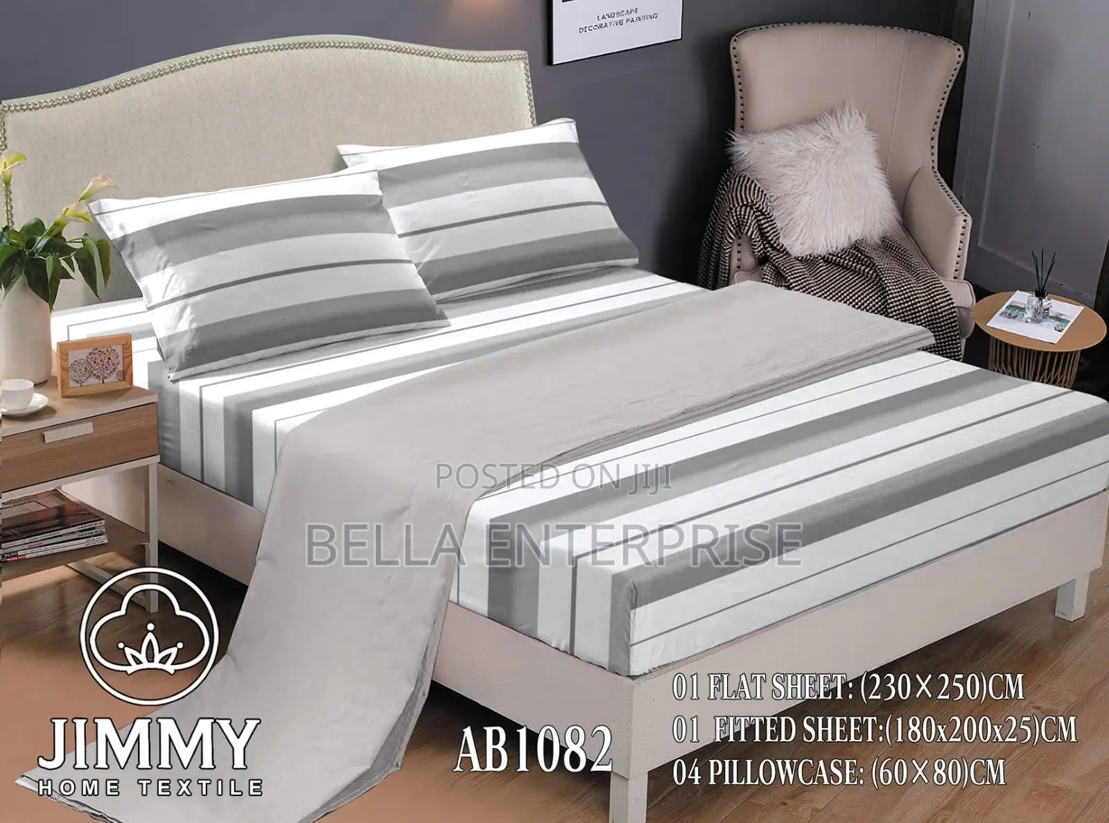 Cotton Fitted Bedsheets Available