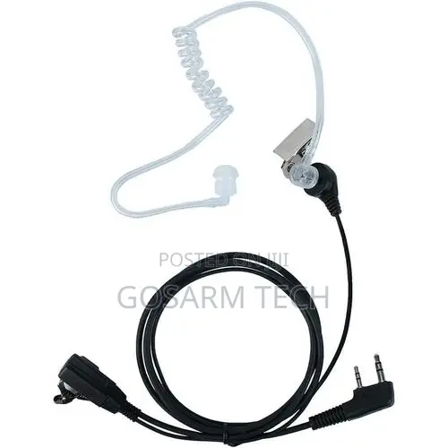Professional Fbi Walkie Talkie Headset With Acoustic Tube Earphone
