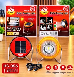 Solar LED Reading Light. Rechargeable S. Jarjac HS-056 COB