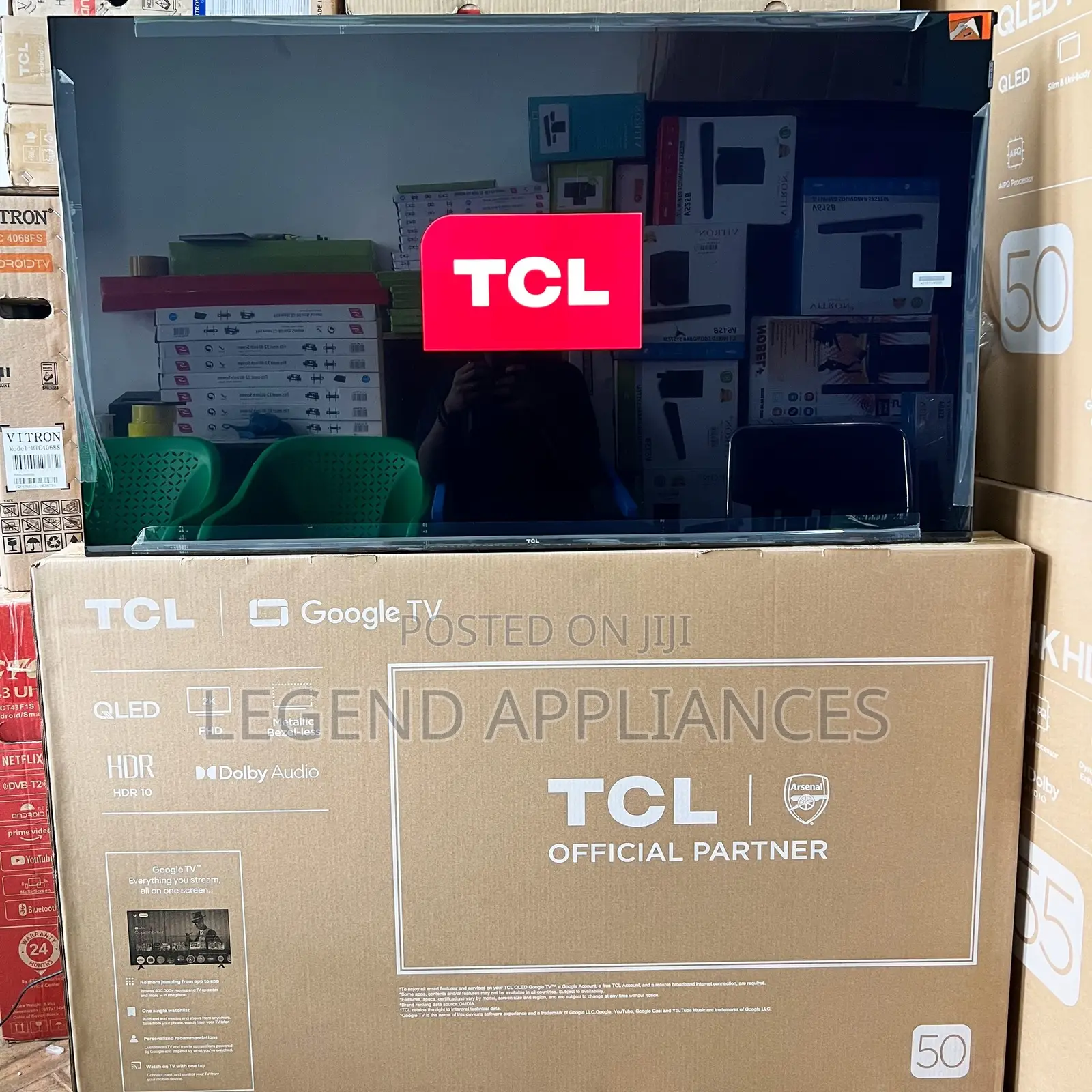 TCL S5K 50 Inch Smart QLED, Full HD Google TV