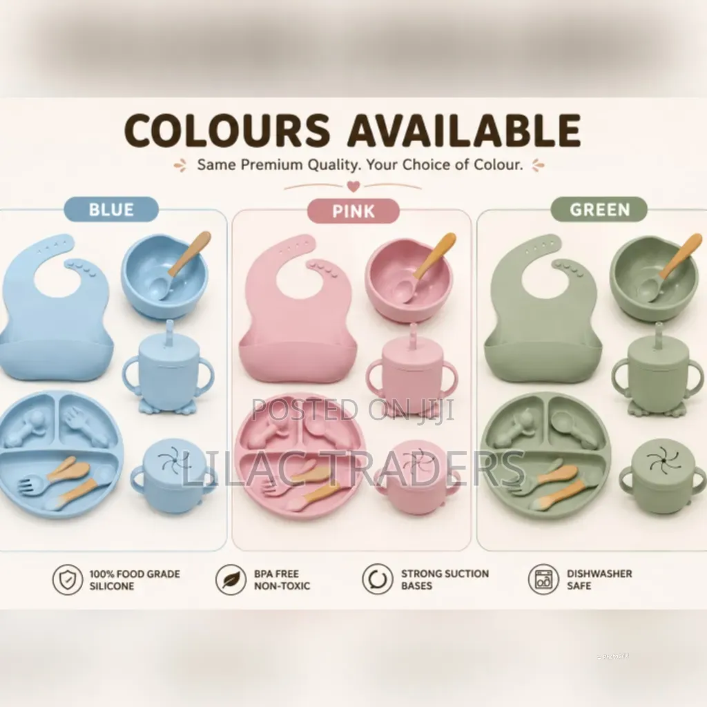*Baby Silicone Feeding Set * Esj