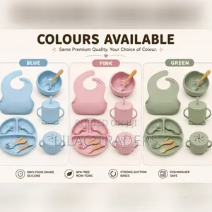 *Baby Silicone Feeding Set * Esj