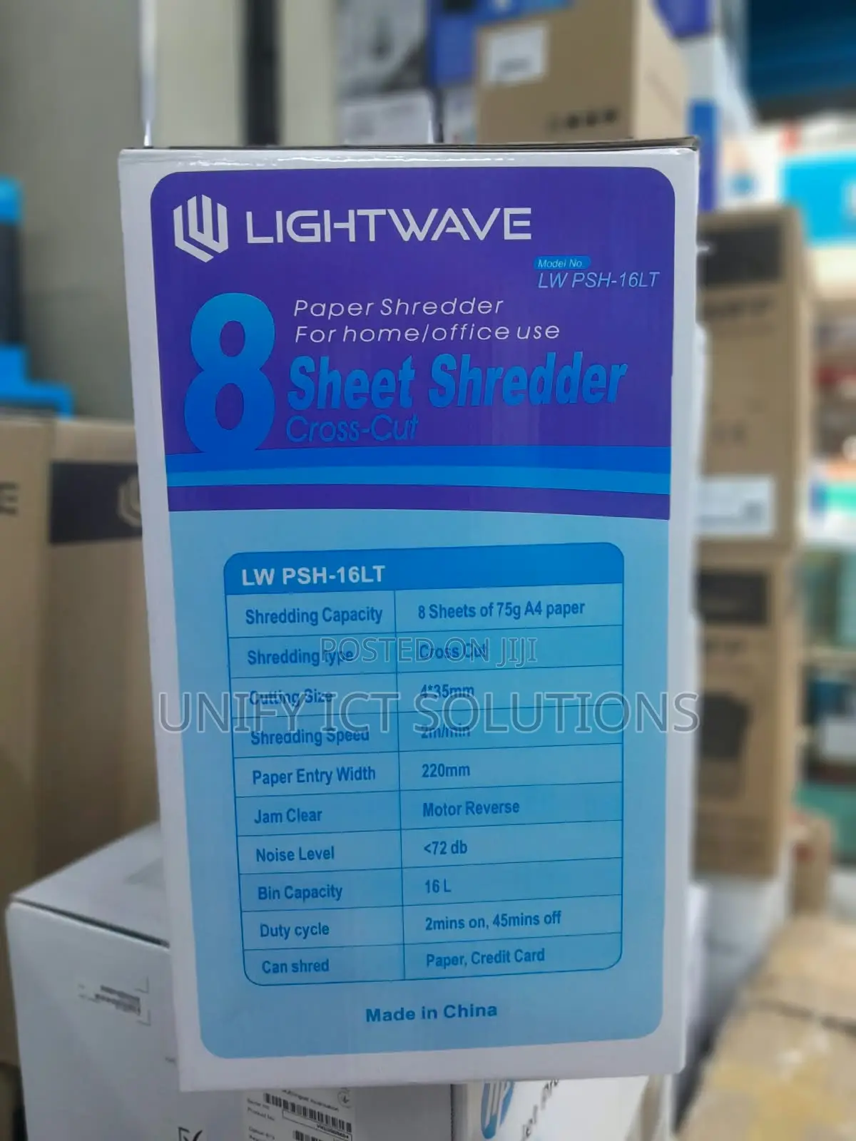 Lightwave 8 Sheets Shredder