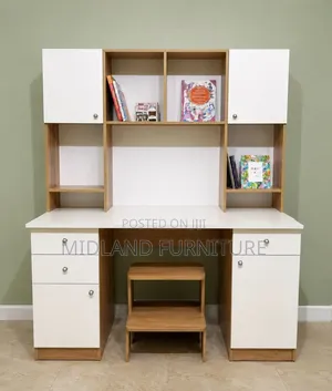 Study Desk With Shelves Pay on Delivery 